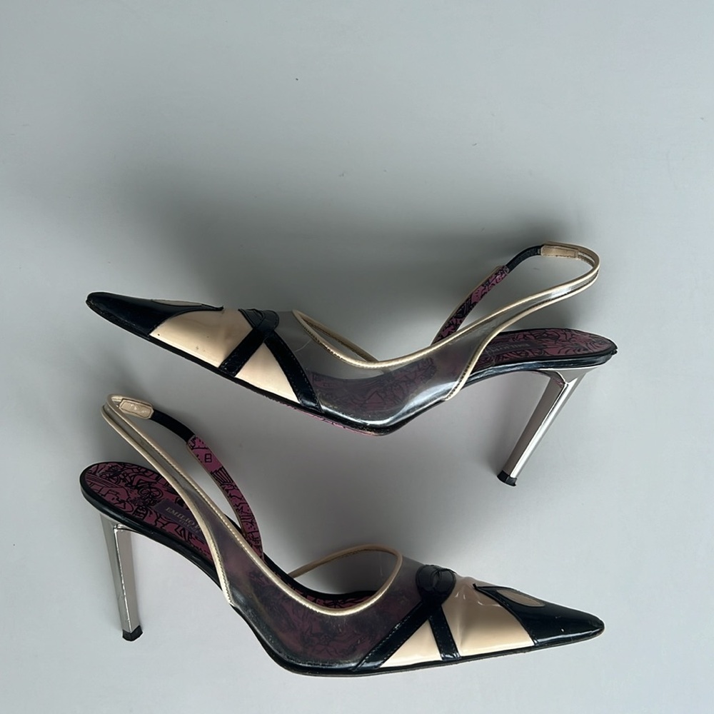 Emilio Pucci Firenze Sling Back Pumps - Picture 8 of 9